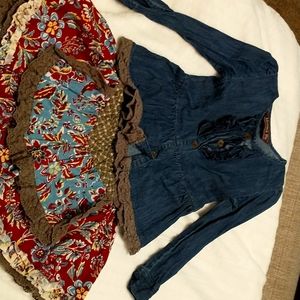 Mustard pie skirt set